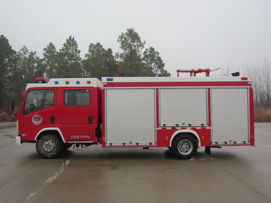 Mini 190 HP ISUZU 4X2  4000L Fire Fighting Truck With Foam