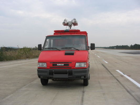 IVECO 95KW Mini Truck Fire Truck 4x2 اللون الأحمر لمكافحة الحرائق