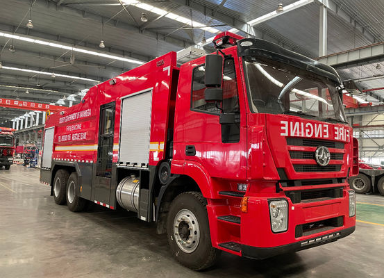 IVECO 290HP Fire Department Rescue Trucks 10 Wheeled 10000L القدرات